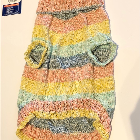 Hand -knit dog sweater - Picture 2 of 3